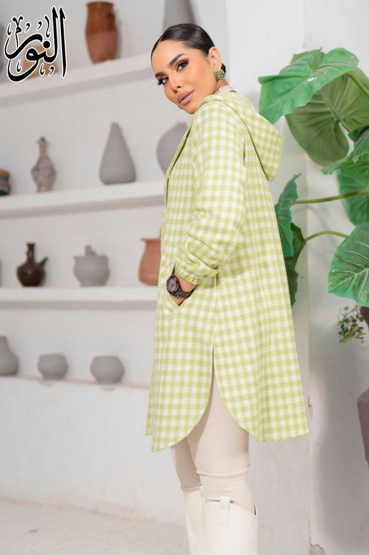 Winter Long Hooded Shirt