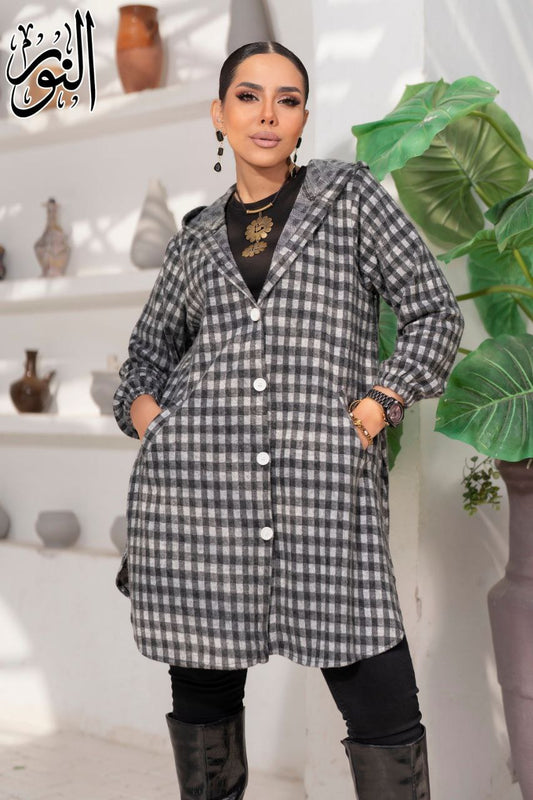 Winter Long Hooded Shirt