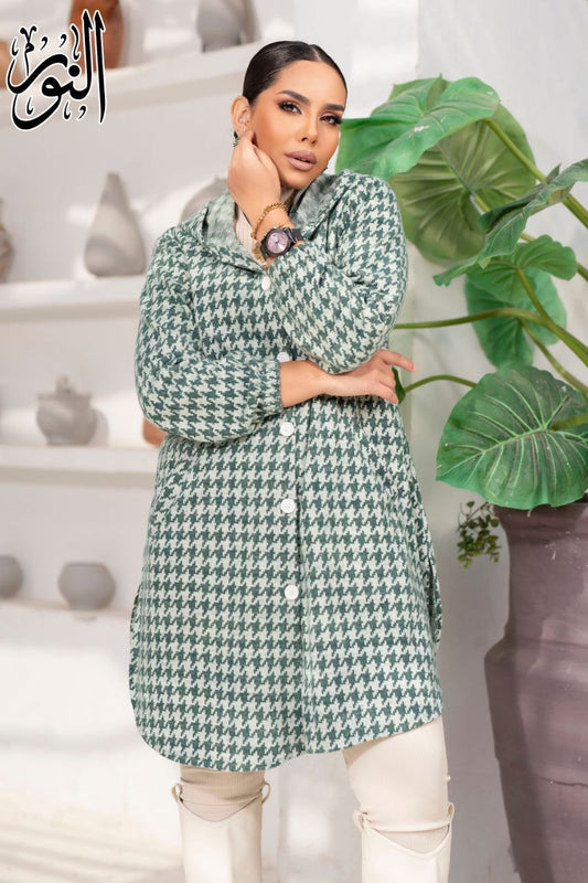 Winter Long Hooded Shirt
